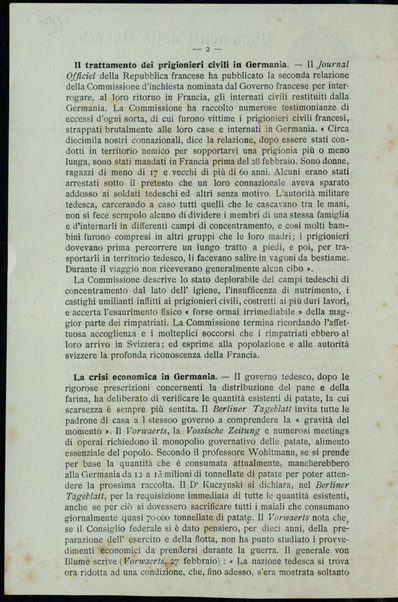 Documenti della guerra : bollettino d'informazioni pubblicato dalla Camera di commercio di Parigi